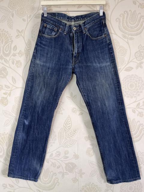 ALPHA INDUSTRIES Ripped Leg Avirex USA Denim Jeans Made In Japan
