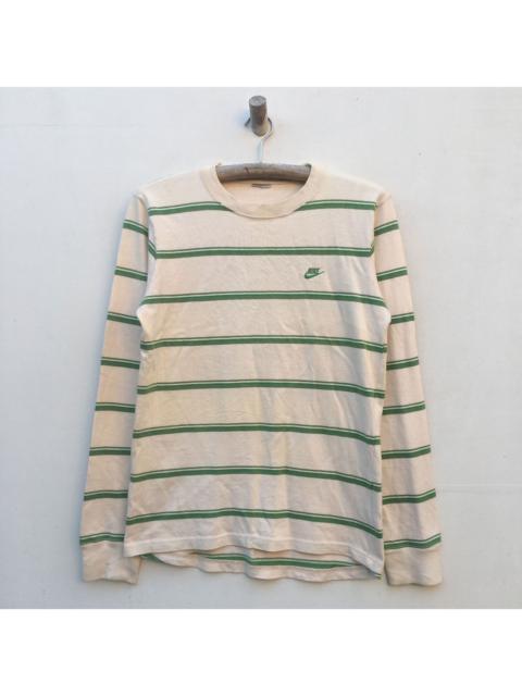 Nike Chest Embroidery Striped Shirt