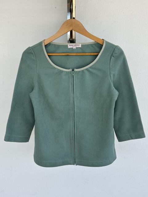 Marc Jacobs Marc Jacobs Look Green Zipped Top