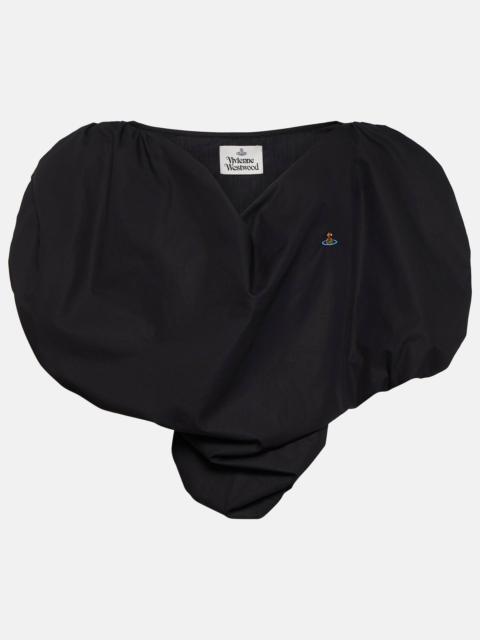 Vivienne Westwood Heart cotton crop top