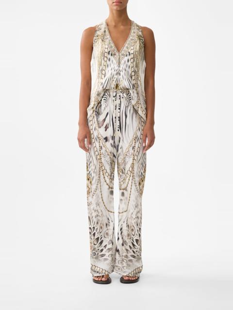 CAMILLA BIAS CUT DRAWSTRING PANT