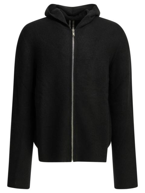 Rick Owens Rick Owens Zipper and hooded sweater