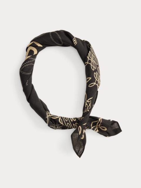 RRL by Ralph Lauren RRL Ranch Logo Bandanna