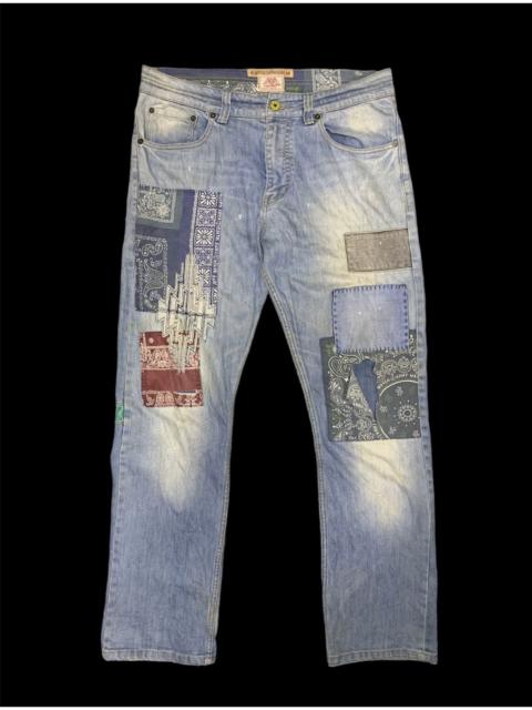 Other Designers Designer - Kriff Mayer Patchwork Paisley Jeans
