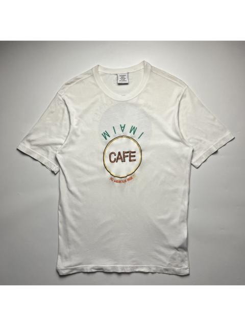 VETEMENTS VETEMENTS SS19 "Miami Cafe" Save The Planet Globe T-Shirt