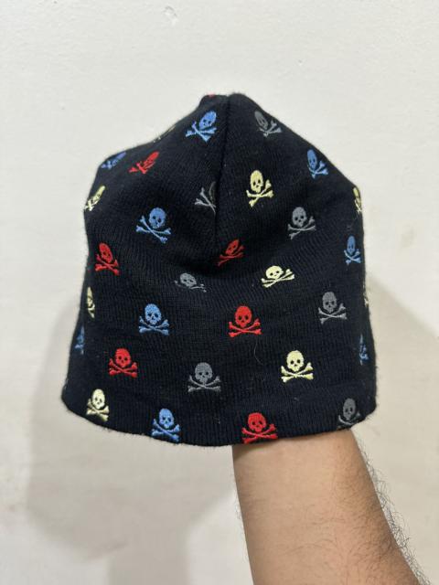 Other Designers Japanese Brand - VTG SKULL Embroid Monogram Multicolor Beanie
