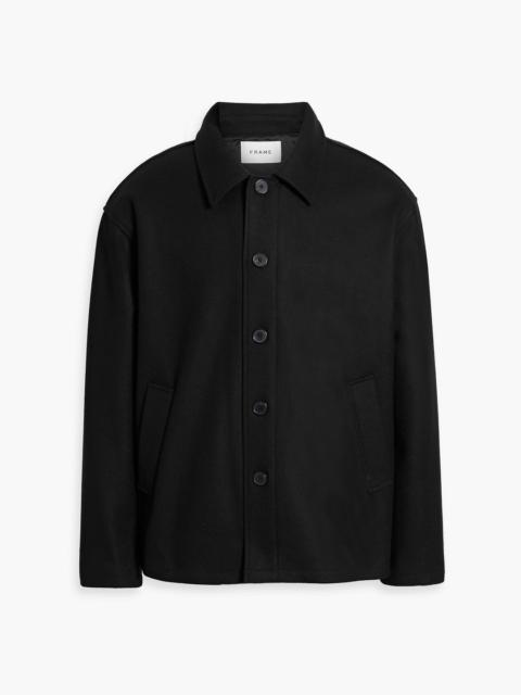 FRAME Wool-felt overshirt