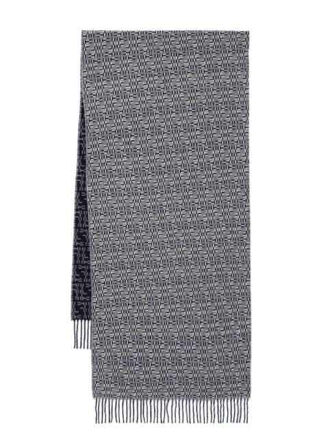 FF jacquard scarf