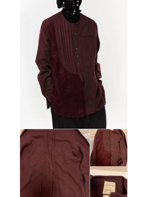Other Designers Professor E  20FW Tunic burgundy size M or 23 Waffle Henley Jkt size 46