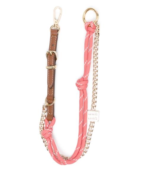 Miu Miu Miu Miu Knot-detailing Keychain