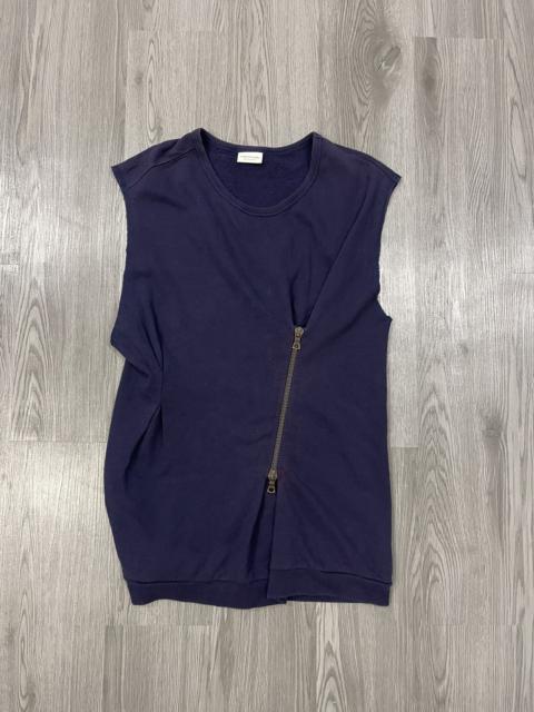 Dries Van Noten Dries Van Noten zipped detailed sleeveless tank