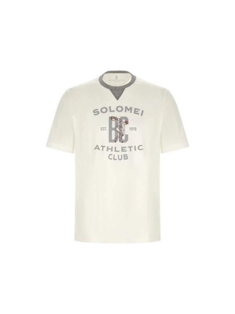 Brunello Cucinelli BRUNELLO CUCINELLI $850 Off White T-shirt New & Authentic (M