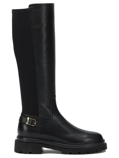 Santoni Santoni Leather Knee-high Boots