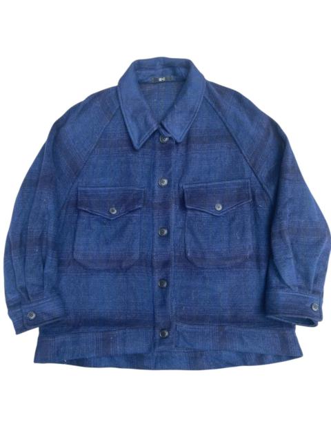 Other Designers Japanese Brand × Uniqlo × Vintage - Vintage Uniqlo Plaid Button-Up Jacket – Workwear Style