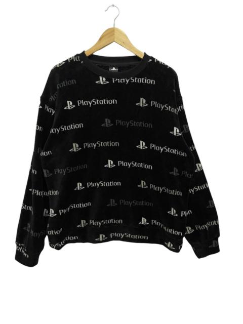 Other Designers Japanese Brand - Playstation Full Printed Sweatshirt Black