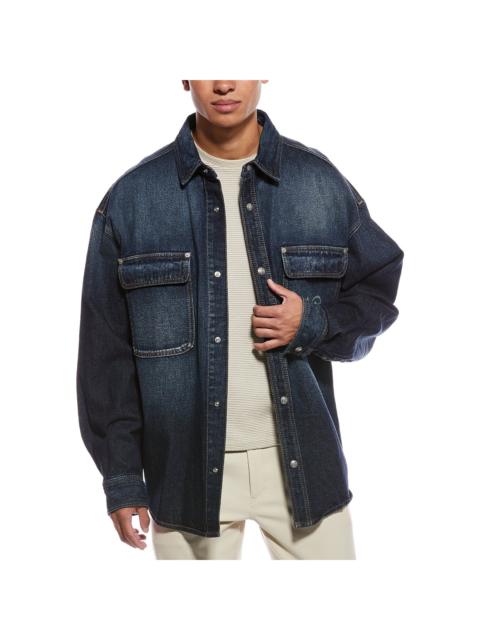 Palm Angels Palm Angels Midnight Monogram Denim Shirt