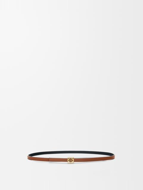 Loewe Reversible Anagram Cube belt in smooth calfskin