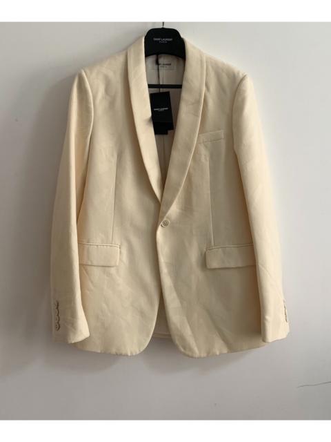 SAINT LAURENT Saint Laurent 21SS Runway Off-White Silk Wool Suit