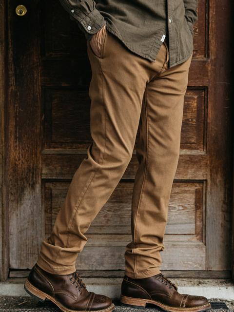 HIROSHI KATO The Axe Slim Denit® Chino - Military Green