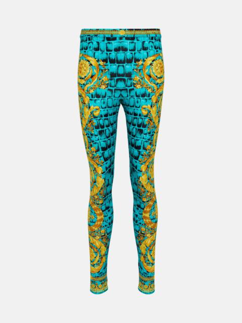 VERSACE Regalia Baroque jersey leggings