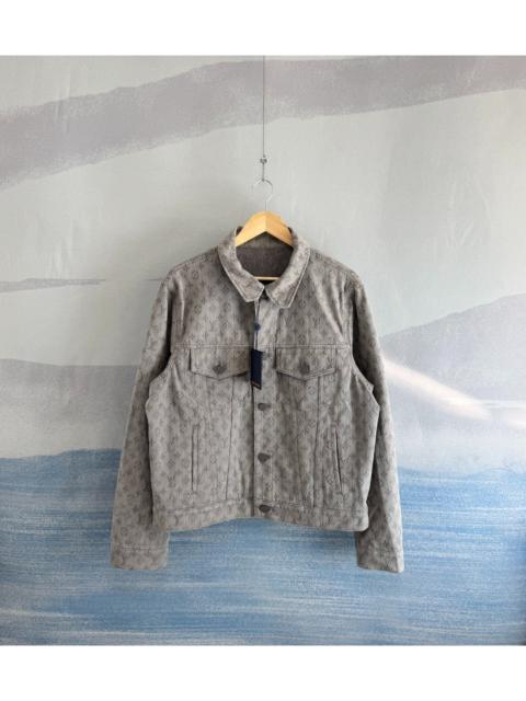 Louis Vuitton Louis Vuitton LV grey all-over print denim jacket