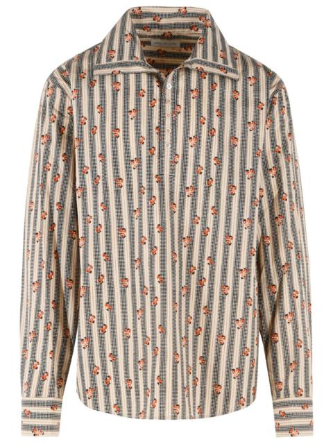 Dries Van Noten Dries Van Noten CEDON Beige Cotton Shirt