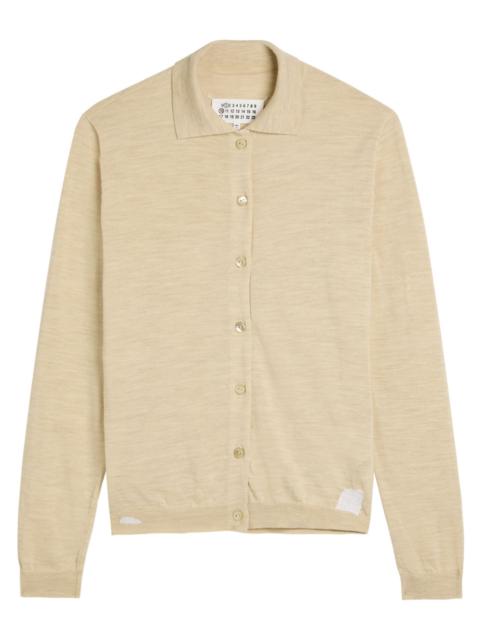 Maison Margiela Maison Margiela Stitch-detail Wool-blend Cardigan