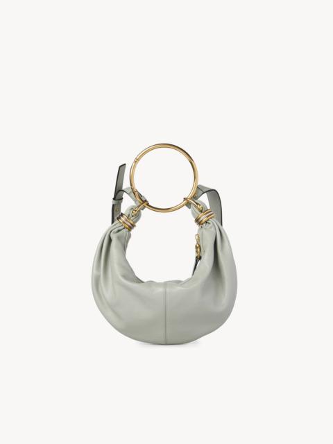 Chloé SMALL BRACELET HOBO BAG IN GRAINED LEATHER