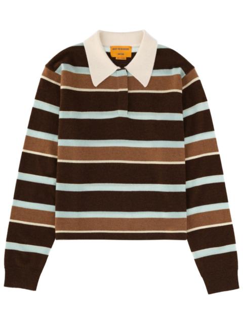 GUEST IN RESIDENCE Guest In Residence Women "Cropped Stripe Rugby" Polo Shirt