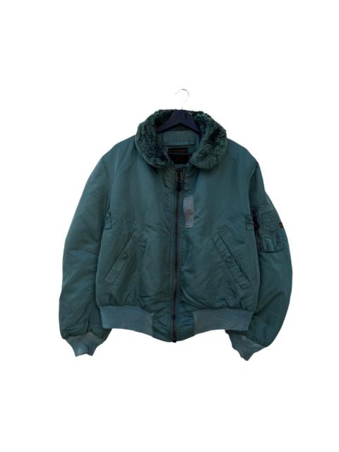 Other Designers Vintage - VINTAGE BOMBER JACKET TYPE B-15D ALPHA INDUSTRIES US ARMY
