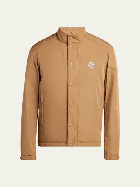 Moncler Men's Archivio Tan Micro Soft Light Padded Epin Jacket