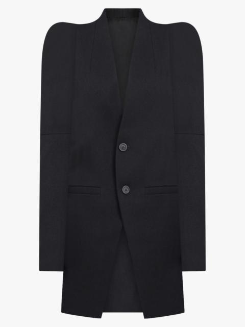 Rick Owens GIACCA METRO SINGLE BREASTED BLAZER | BLACK