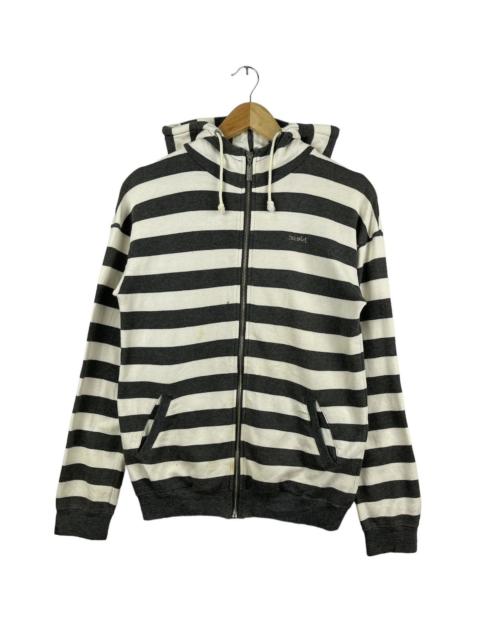 Other Designers Japanese Brand - X Girl Full Zipper Hoodie Striped