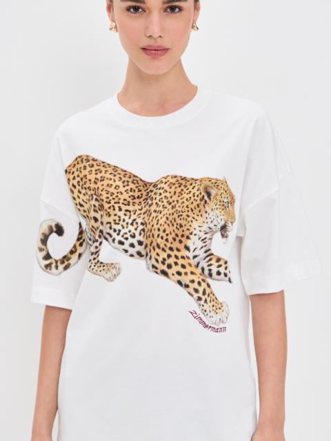 Zimmermann Printed Leopard Tee