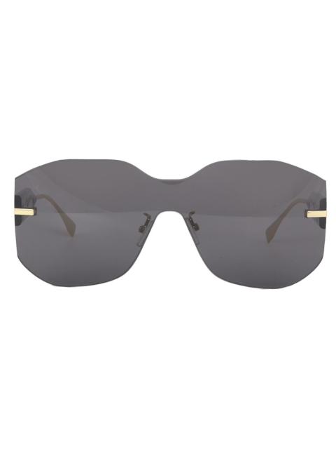 FENDI Fendi Grey Shield Ladies Sunglasses FE40067U 30A 00