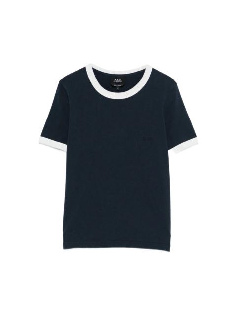 A.P.C. A.P.C. Blue Tops - T-Shirts & Jerseys Women