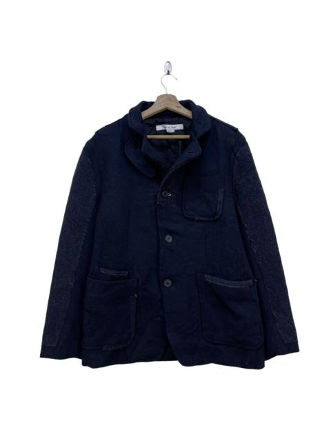 Other Designers 👉Vintage Khoon Pacthwork Navy Casual Jacket Inspired 45rpm