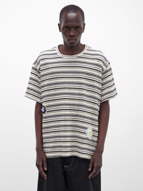 Song for the Mute Striped Knit Oversized Boxy Tee
