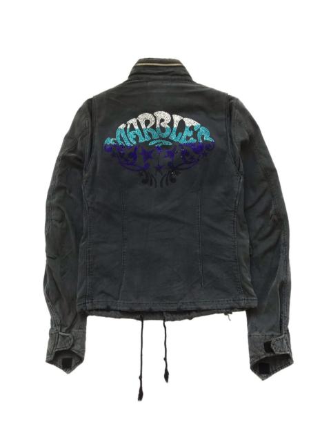Other Designers Magical Design Marbles Company Military Surplus Jacket