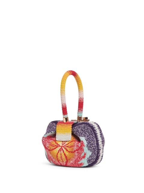 GABRIELA HEARST Demi Bag in Blue, Red & Orange Crochet