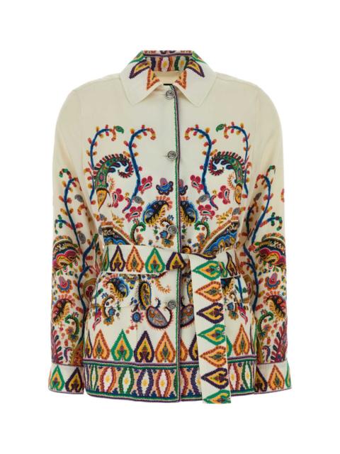 Etro Etro Women Printed Satin Shirt