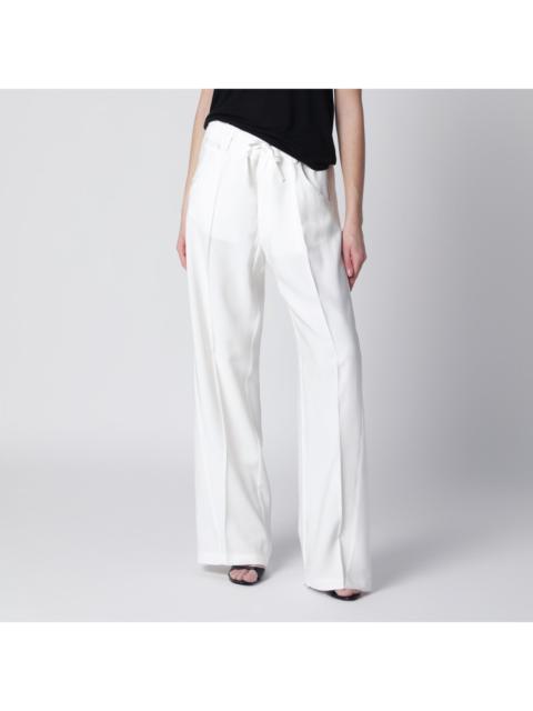 DARKPARK Darkpark White Iris Trousers In Crãªpe Women