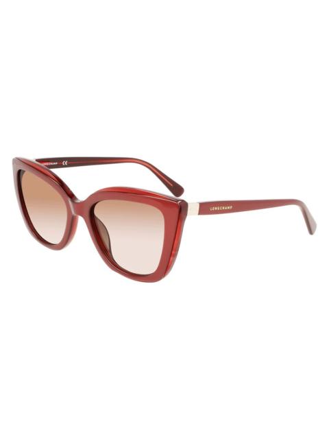 Longchamp Longchamp Brown Gradient Butterfly Ladies Sunglasses LO695S 600 54