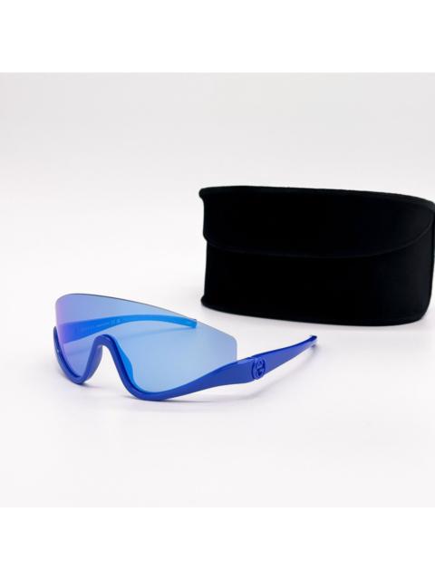 GUCCI NEW GUCCI SUNGLASSES GG1650S 010 SHIELD BLUE UNISEX GUCCI