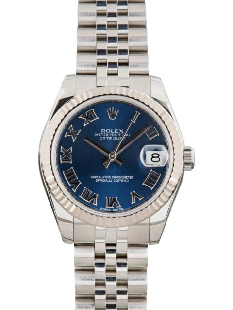 ROLEX Lady Rolex Datejust 31 178274 Blue Roman Dial
