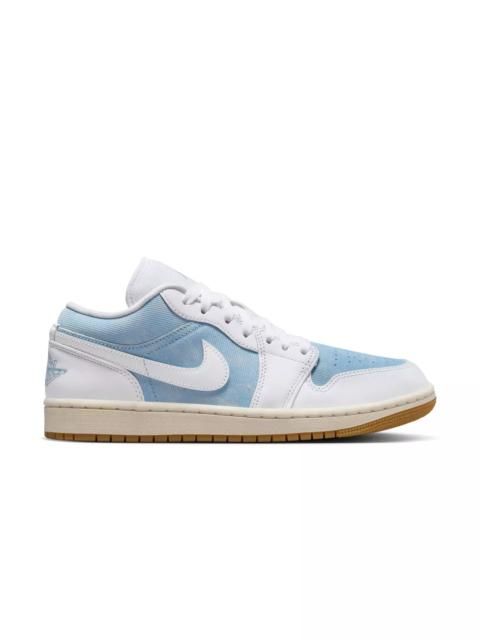 Jordan 1 Low SE "Worn Blue/White/Gum Light Brown/Sail" Women's Shoe