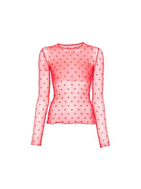 Marine Serre Marine Serre Red Tops - T-Shirts & Jerseys Women