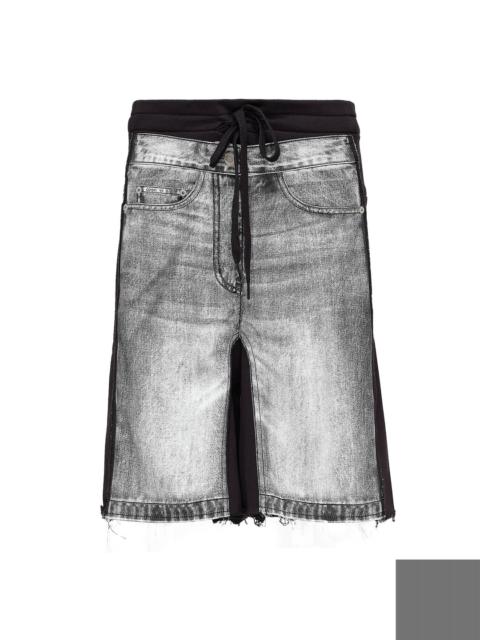 OPEN YY Jean Effect Jersey Shorts | club21 | REVERSIBLE