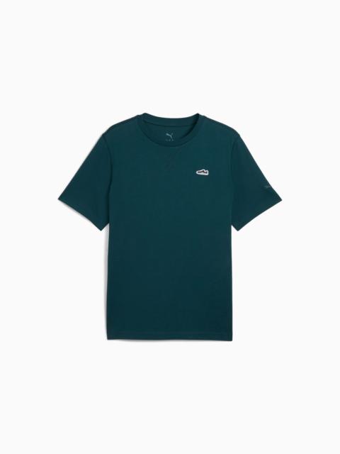 PUMA WARDROBE ESSENTIALS Suede Logo Men's Tee