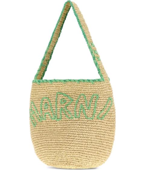Marni Marni Women Medium Embroidered Tote Bag